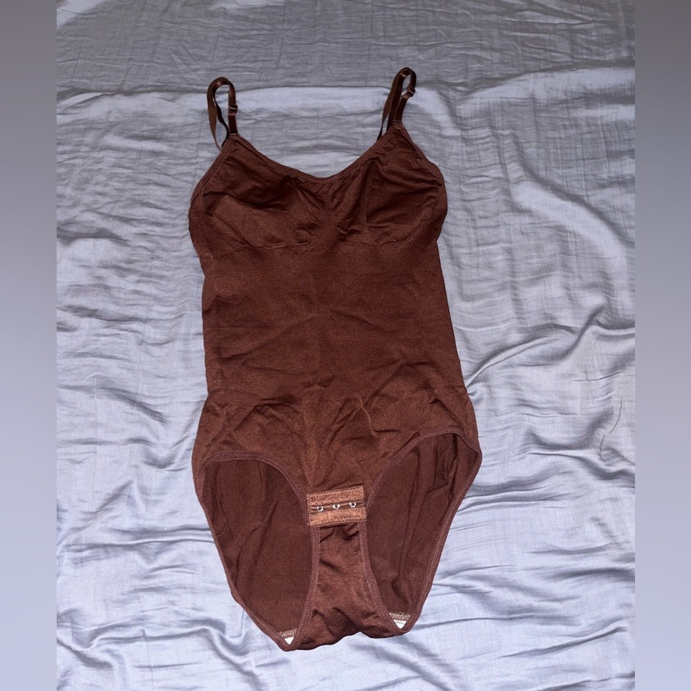 brown slimming bodysuit size medium